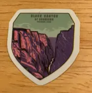Black Canyon Of Gunnison NATIONAL PARK (APPROXIMATELY 1 INCH) DECAL STICKER 340