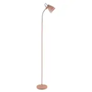 Novena Pink Metal Task Floor Lamp