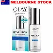 Olay Luminous Hyaluron + Niacinamide Gel Serum 4x Hydration Boost 30ml
