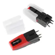2Pcs Turntable Diamond Stylus Needle for LP Record Player Phono Ceramic Cartridge