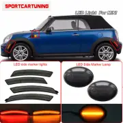 6x Smoked LED Side Fender Marker Light Lamps For MINI Cooper R56 R57 R58 R59 R60 (for: Mini)