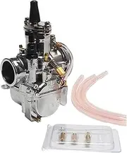 Carburetor for Mikuni Maikuni Carb Parts 125cc to 250cc Scooters with Power Jet Motorcycle ATV Silver PWK28 30 32 34mm Carburetor(30mm)
