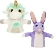 Bluey 2-Pack Of Plush, Unicorse And Bob Bilby Puppets | Perfect Sized To Fit