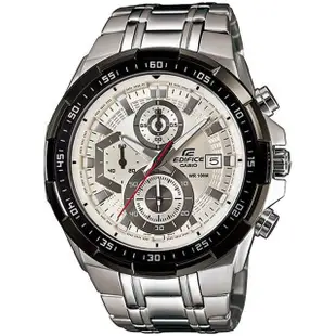 【CASIO 卡西歐】EDIFICE 急速賽車三眼計時錶(EFR-539D-7A)