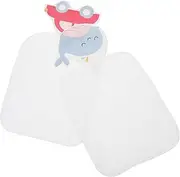 Yardwe 2Pcs Sweat Absorbent Towel Back Towel for Boys Comfortable Breathable Gauze for Playtime Random Patterns