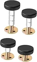 Adjustable Fixer Set 4PCS Anti-Shake Bedside Fixer Metal Plastic Stabilizer for Wall Home Furniture Support