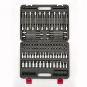 107-Piece Allen and Torx Bit socket Set, 1/4", 3/8" and 1/2" Drive, Hex/Long ...