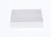 100 x 8*8*2cm white invitation presentation cookie box pocket - Clear Slide On Lid - wedding engagement part event