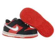 Nike Dunk Low Infant/Toddler Shoes Size 7, Color: Black/Metallic Silver