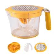 4 in 1 Citrus Squeezer Grater Multifunctional Hand Juicer Measuring Cup