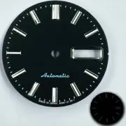 Green Luminous 28.5mm Black Modified Datejust Watch Dial for NH35 NH36 Movement