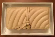 CHLOE WOMENS $590 ALPHABET PEARL BEIGE WALLET NEW IN BOX MADE IN SPAIN