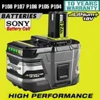 18V 12.0Ah Lithium Battery For Ryobi One+ Plus P108 P107 P780 RB18L50 RB18L26 AU
