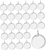 GRADENEVE 100pcs Round Metal Rim Key Tags with Writable Surface Double Sided Paper Labels Key Chain Tags for Efficient Item Identification and Organization