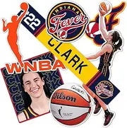 Desert Cactus Caitlin Clark Indiana Fever WNBA Women's National Basketball Association Officially Licensed Sticker Vinyl Decal Laptop Water Bottle Car Scrapbook (P2)