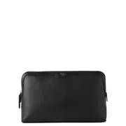 [Mulberry] Medium Cosmetic Pouch Black Small Classic Grain