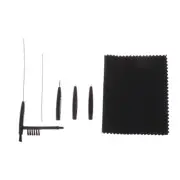 8Pcs Hearing Aid Cleaning Kit Brush Vent Cleaner Wire Magne Wax Loop Tools Set