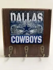 Dallas Cowboys Rustic wall decor Man cave key hanger holder Zinc Alloy Hooks