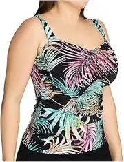 [Profile by Gottex] Women's Plus-Size Sweetheart Tankini Top Swimsuit