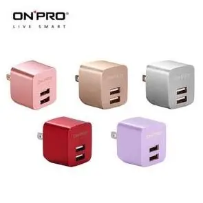 ONPRO UC-2P01 雙USB輸出電源供應器/充電器(5V/2.4A)