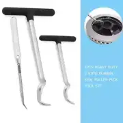 3Pcs Universal Car Oil Seal and O-Rings Removal Puller Tool Set Heavy Duty