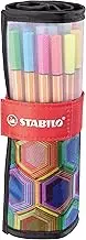 STABILO Fineliner - point 88-25er Rollerset ARTY Edition - mit 25 verschiedenen Farben