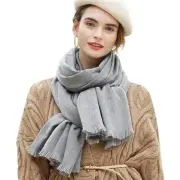 RIIQIICHY Scarfs for Women Pashmina Shawl Wraps for Evening Dresses Women Grey