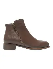 [Wide Steps] Lorenzo Boots in Brown Leather