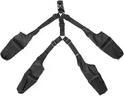 Dog Paw Protector Boots - Dog Boots Paw Protector | Dog Boots with Suspenders, Adjustable Dog Pants, Dog Suspenders with Auxiliary Strap, Dog Paw Covers for Winter Small and Medium Dogs