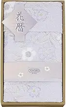 Toyobo Hana Calendar Jacquard Towel Blanket, Blue 6170