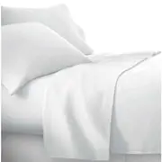 King Single Flat Bed Sheet Cotton Rich Percale