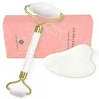 YLTNEUQER Gua Sha Facial Massage Tool & Jade Roller Set Facial Massager for F...
