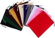 HIAKDOFT 11pcs Velvet Bag Jewelry Small Drawstring Pouch Drawstring Bags Small Tiny Pouch Velvet