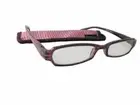 Calabria 758 Reading Glasses&Matching Chamois Case Spring Hinge Red +2.50