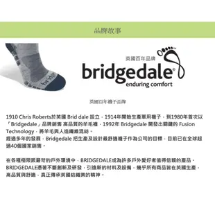 Bridgedale 英國製 健行家 中童 溫控級美麗諾羊毛襪 運動襪 保暖襪 避震襪 粉色 710-597 綠野山房