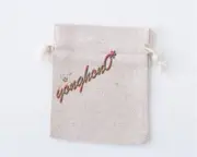30 Pcs Small Drawstring Burlap Linen Jewelry Pouch Wedding Favor Gift Bags