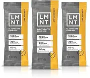 LMNT Keto Electrolyte Powder Packets| Paleo Hydration Powder| No Sugar, No Artificial Ingredients | Orange Salt | 30 Stick Packs
