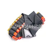 Shotgun Shell Belt - loop holder black tactical gauge gun army 12 hunting