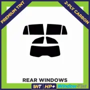 For BMW 3 Series Estate 2019+ Carbon Pre Cut Window Tint 35% Light 2-ply HP+