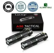 Linternas Focos De Alta Potencia Tactico Impermeable Clip Cinturon Pesca 2 PACK