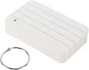 SHINEOFI Study Cards 100pc Blank Flash Cards for Vocabulary Building for School Office Home Easy to Carry Write