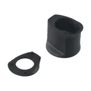 Versatile Stem Handlebar Spacers for 1 1/8 Fork Black Includes 6 Pieces