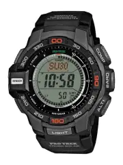 Solar Wristwatch CASIO PRO TREK PRG-270-1ER Silicone Black Sub 100mt