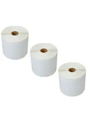 3 Rolls 4X6 Direct Thermal Shipping 500/R Labels for Zebra 2824 Eltron ZP450