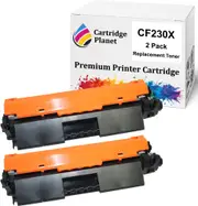 2 Pack Compatible Toner Cartridge Replacement for HP CF230X 30X (3,500 Pages) for HP Laserjet Pro M203 M203d M203dn M203dw MFP M227 MFP M227d MFP M227fdn MFP M227fdw MFP M227sdn