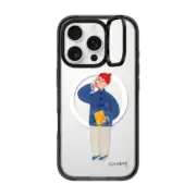 iPhone 16 Pro Impact Ring Stand Case MagSafe Compatible Slowboy in mandarin jacket