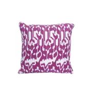 J.Elliot Acalan Ikat Purple Filled Cushion