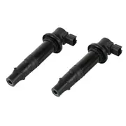 2Pcs Ignition Coils for Yamaha MT-07 YZF R6 R6S R1 FZ1 FZS1 FZ8 V-MAX F6T558, 5PW-82310-00-00, 5SL-8 Black