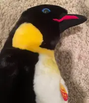 Steiff Charly Emperor Penguin Black/White 32cm Cuddly Plush GERMANY NEW 057106