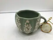 Global Design 19oz Ceramic Green Floral Pumpkin Coffee Mug CC02B55001